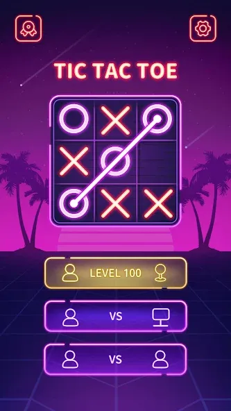 Tic Tac Toe - Offline XOXO (Тиктактое)  [МОД Меню] Screenshot 3