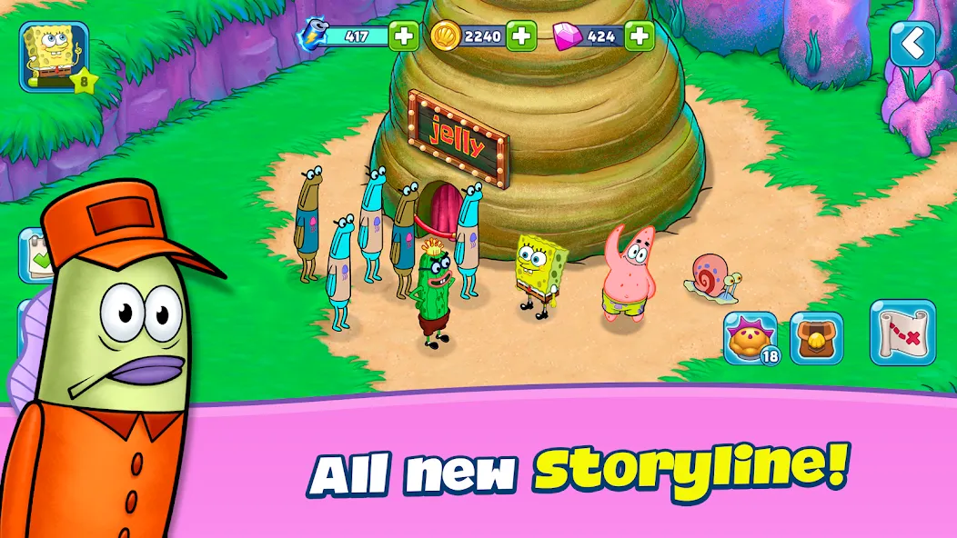 SpongeBob Adventures: In A Jam (Спанч Боб приключения)  [МОД Unlimited Money] Screenshot 4