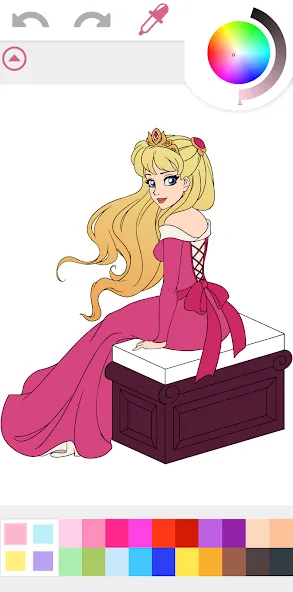 Princess Coloring Book Game  [МОД Много монет] Screenshot 4