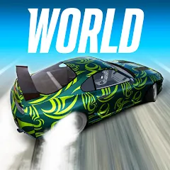 Взломанная Drift Max World - Racing Game (Дрифт Макс Ворлд)  [МОД Бесконечные деньги] - полная версия apk на Андроид