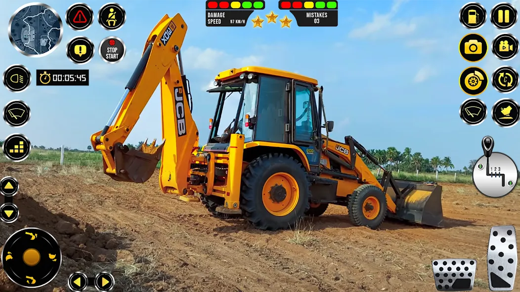 JCB Excavator Construction 3D  [МОД Бесконечные деньги] Screenshot 3