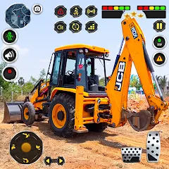 Взломанная JCB Excavator Construction 3D  [МОД Бесконечные деньги] - полная версия apk на Андроид