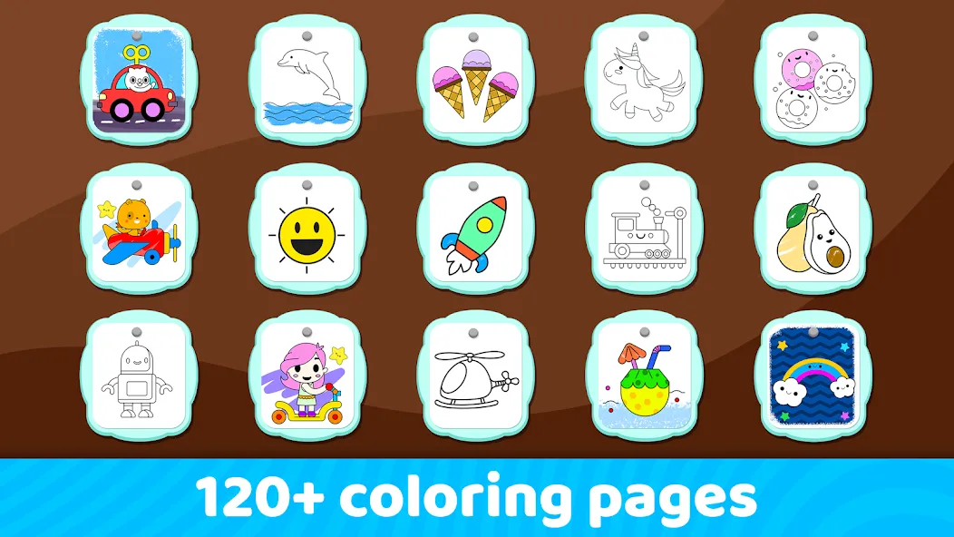 Toddler Coloring Book For Kids  [МОД Unlocked] Screenshot 4