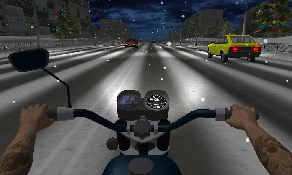 Russian Moto Traffic Rider 3D  [МОД Все открыто] Screenshot 5