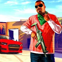 Взломанная City Grand Gangster Crime (Сити Гранд Гангстер Крайм)  [МОД Menu] - полная версия apk на Андроид