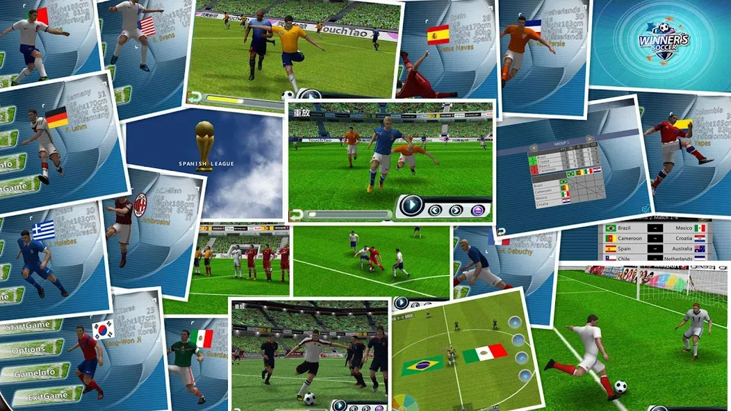 Winner Soccer Evo Elite  [МОД Много монет] Screenshot 1