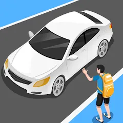 Взломанная Pick Me Up 3D: Taxi Game (Пик Ми Ап 3Д)  [МОД Много денег] - полная версия apk на Андроид