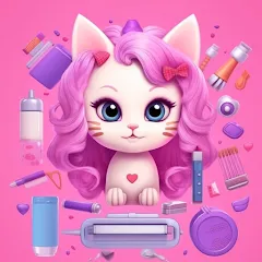 Скачать взлом Idle Cat Makeover: Hair Salon  [МОД Меню] - последняя версия apk на Андроид