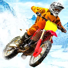 Скачать взлом Snow Tricky Bike Stunt Race 3D  [МОД Бесконечные монеты] - полная версия apk на Андроид