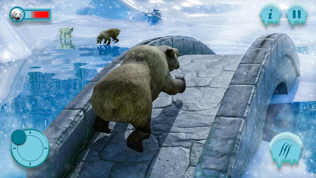 Polar Bear Family Survival  [МОД Unlocked] Screenshot 1