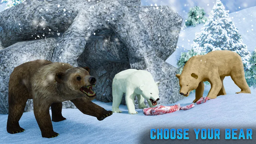 Polar Bear Family Survival  [МОД Unlocked] Screenshot 2