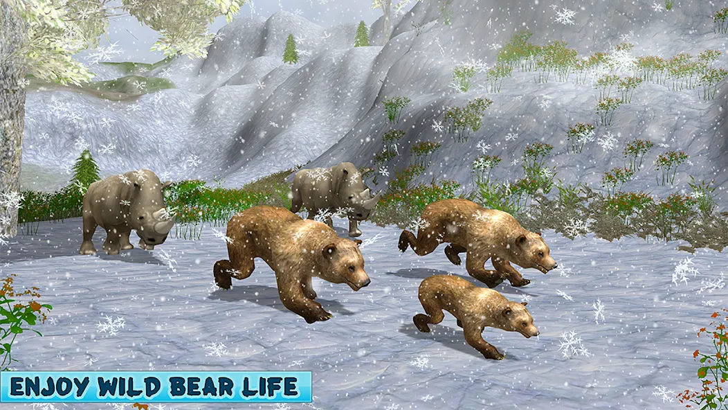 Polar Bear Family Survival  [МОД Unlocked] Screenshot 5