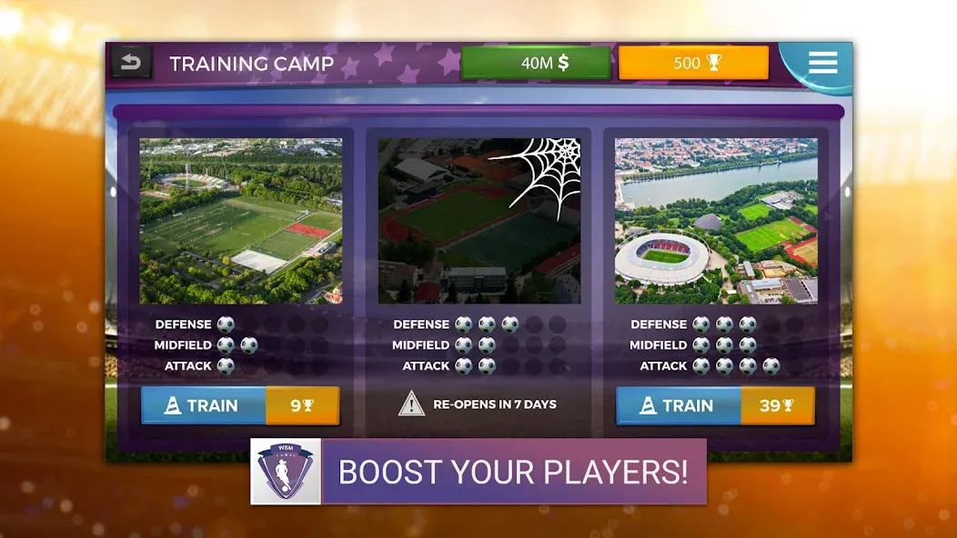 WSM - Women's Soccer Manager (ВСМ)  [МОД Menu] Screenshot 3