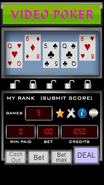 Video Poker (Видео Покер)  [МОД Меню] Screenshot 2