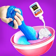 Взломанная Make Fluffy Slime