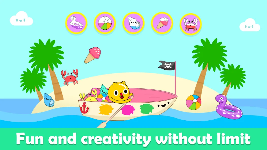 Baby Piano Kids Music Games  [МОД Бесконечные монеты] Screenshot 4