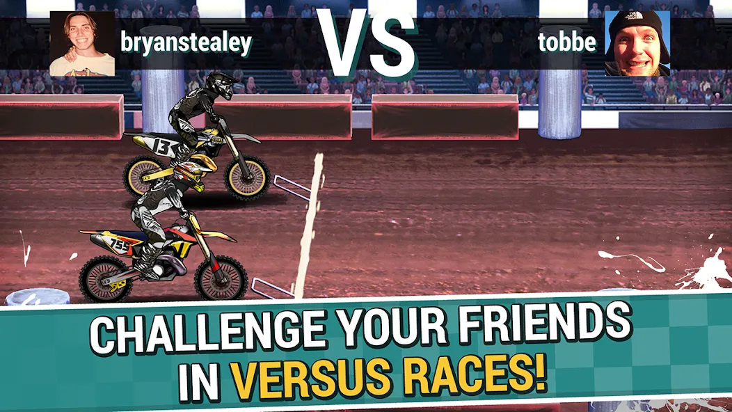 Mad Skills Motocross 2 (Мад Скилс Мотокросс 2)  [МОД Бесконечные монеты] Screenshot 3