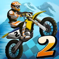 Скачать взломанную Mad Skills Motocross 2 (Мад Скилс Мотокросс 2)  [МОД Бесконечные монеты] - стабильная версия apk на Андроид