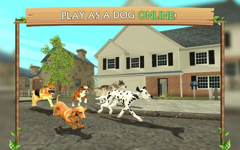 Dog Sim Online: Raise a Family  [МОД Меню] Screenshot 1