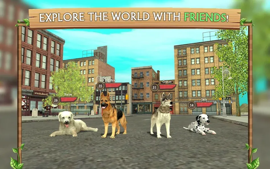 Dog Sim Online: Raise a Family  [МОД Меню] Screenshot 4