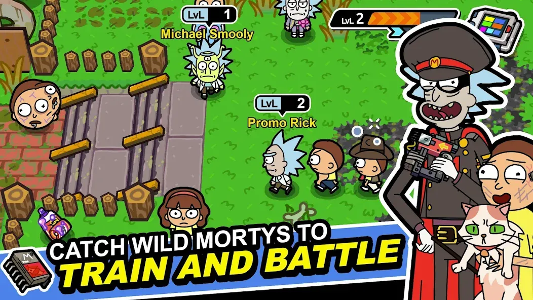 Rick and Morty: Pocket Mortys (Покет Мортис)  [МОД Unlimited Money] Screenshot 1