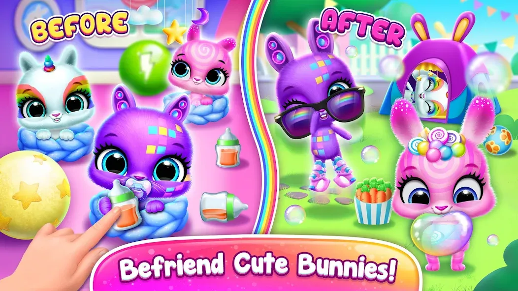 Bunnsies - Happy Pet World (Баннсиз)  [МОД Unlocked] Screenshot 5