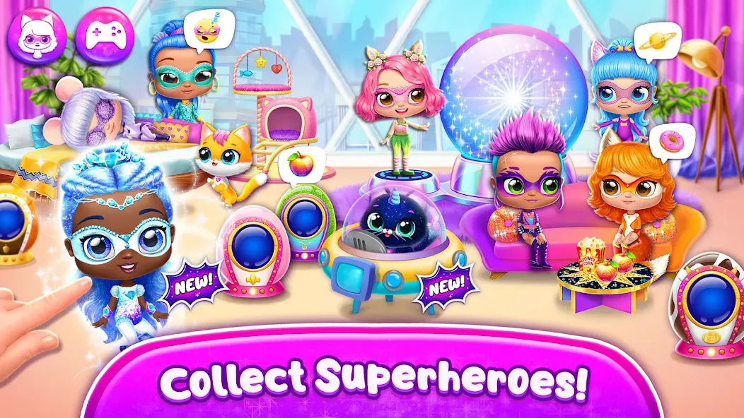 Power Girls - Fantastic Heroes  [МОД Unlimited Money] Screenshot 1