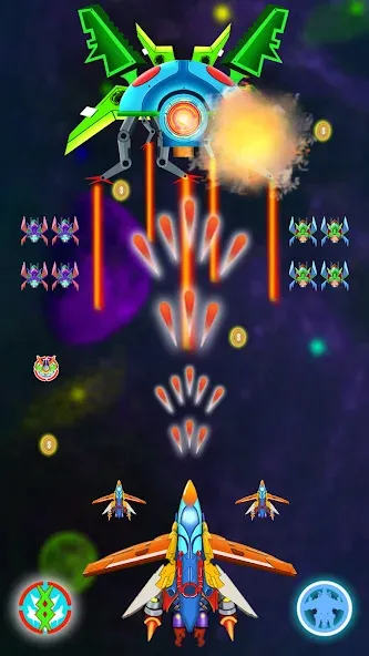 Galaxy Shooting: Alien Attack (Гэлэкси Шутинг)  [МОД Mega Pack] Screenshot 4