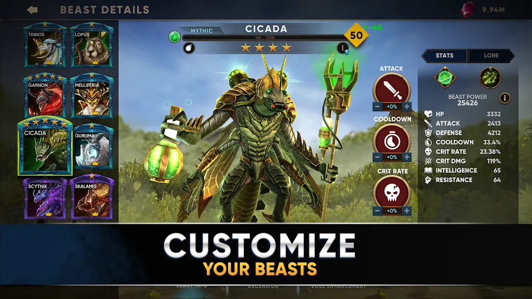 Clash of Beasts: Tower Defense (Клэш оф Бистс)  [МОД Все открыто] Screenshot 4