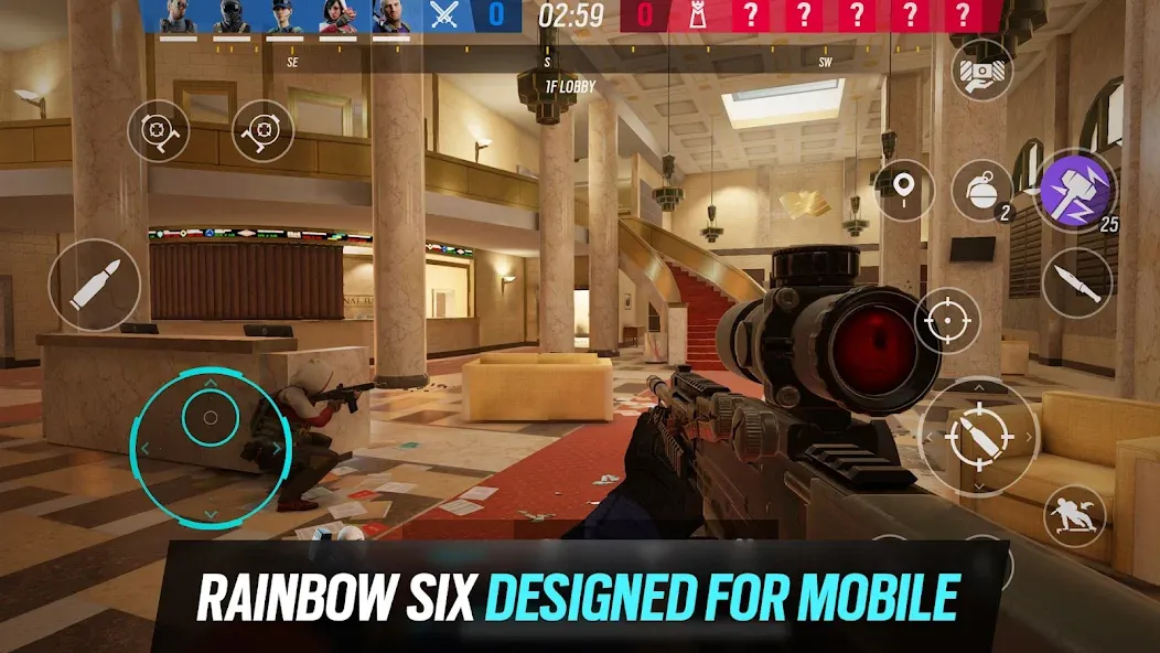 Rainbow Six Mobile (Рейнбоу Сикс Мобайл)  [МОД Бесконечные деньги] Screenshot 1