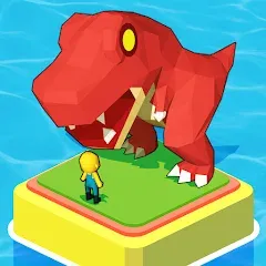 Взломанная Dino Tycoon - 3D Building Game  [МОД Menu] - стабильная версия apk на Андроид