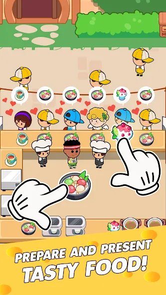 Food Fever: Restaurant Tycoon (Фуд Фивер)  [МОД Меню] Screenshot 3