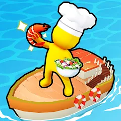 Взломанная Sea Restaurant - Travel Tycoon (Си Ресторан)  [МОД Menu] - последняя версия apk на Андроид