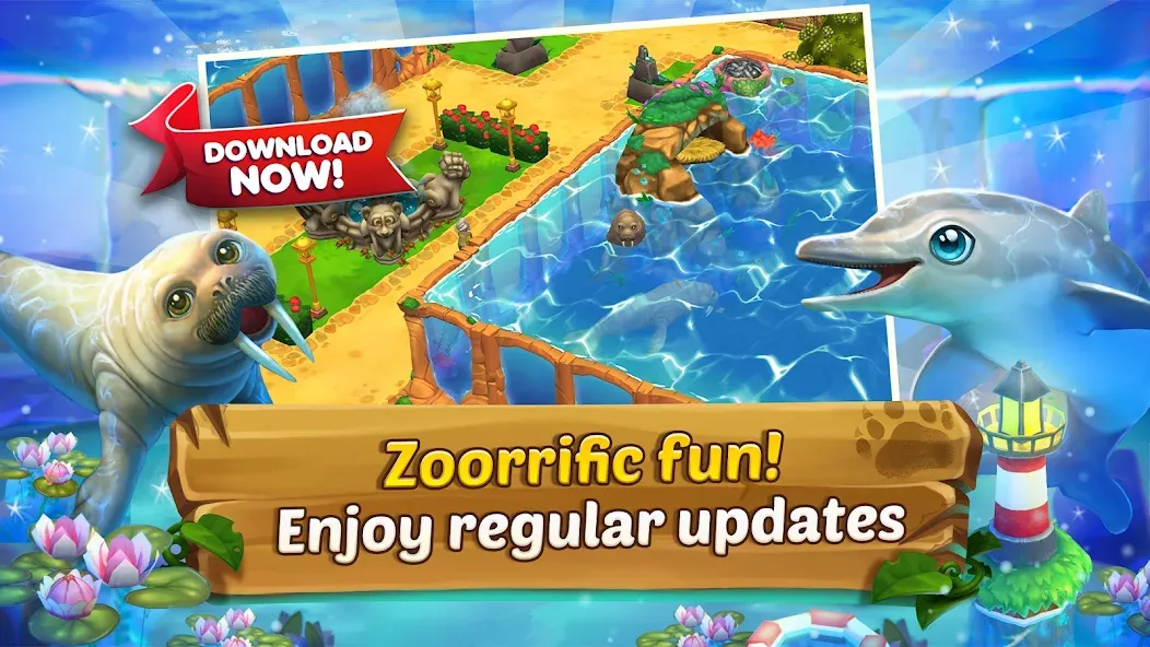 Zoo 2: Animal Park (Зу 2)  [МОД Бесконечные монеты] Screenshot 2