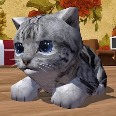 Взломанная Cute Pocket Cat 3D (Сьют Покет Кэт 3Д)  [МОД Много денег] - полная версия apk на Андроид