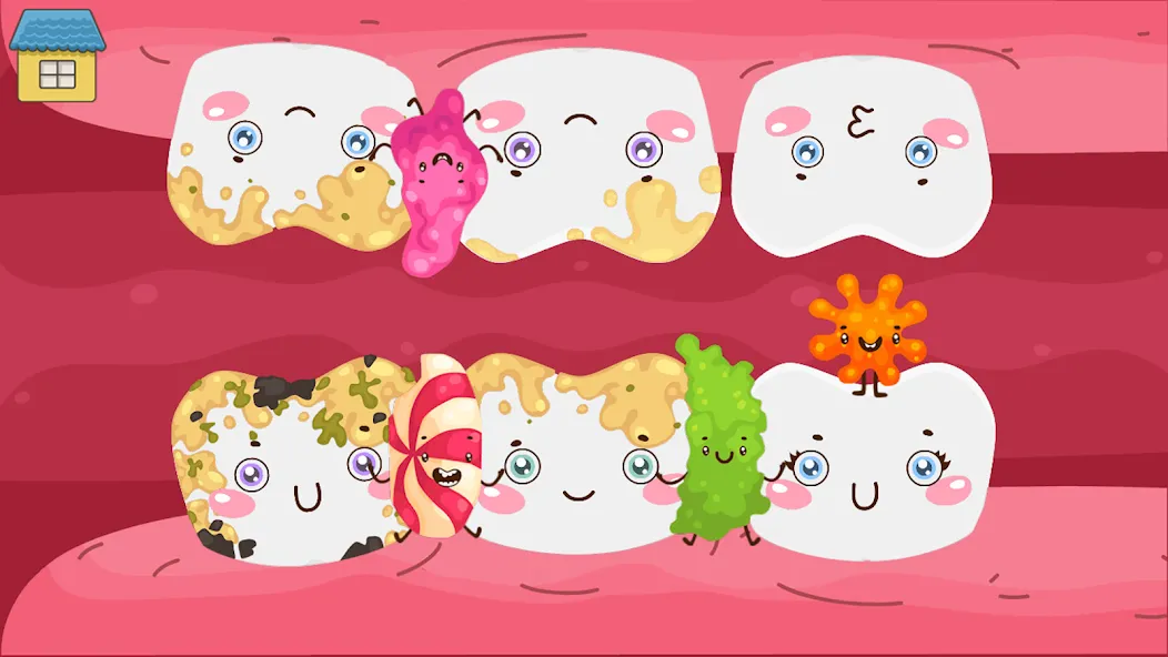 Funny Teeth kids dentist care!  [МОД Unlocked] Screenshot 5