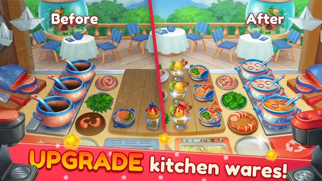 Cooking Artist: Kitchen Game (Кукинг Артист)  [МОД Много монет] Screenshot 2