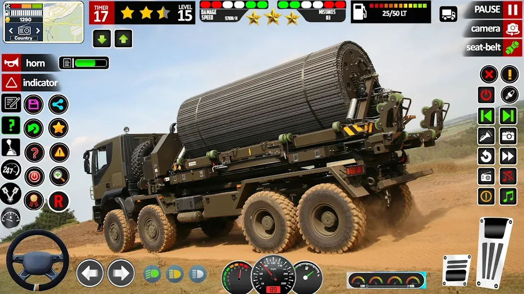 Army Truck Transport Game 2023  [МОД Бесконечные монеты] Screenshot 4