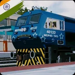 Взломанная Indian Railway Simulator (Индийский железнодорожный симулятор)  [МОД Unlocked] - стабильная версия apk на Андроид