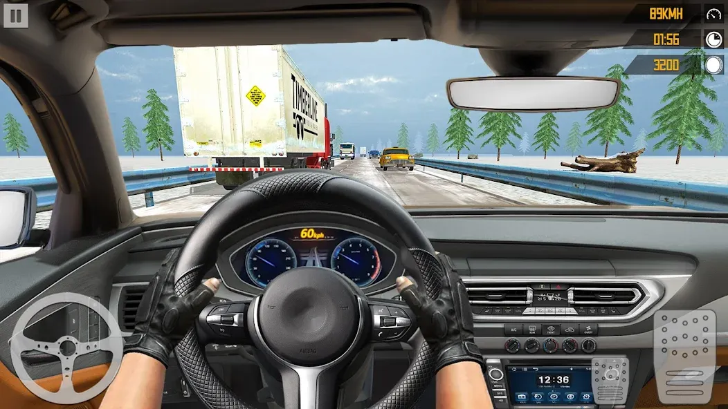 VR Traffic Racing In Car Drive (ВР Трафик Гонки на Автомобиле Вождения)  [МОД Unlocked] Screenshot 5