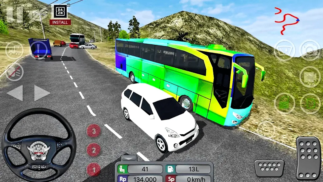 Coach Tourist Bus City Driving  [МОД Menu] Screenshot 3