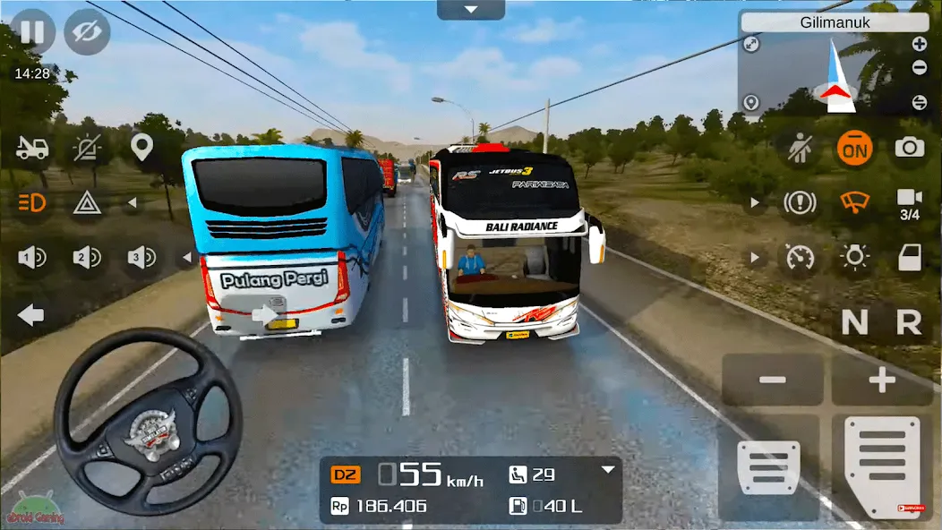 Coach Tourist Bus City Driving  [МОД Menu] Screenshot 5