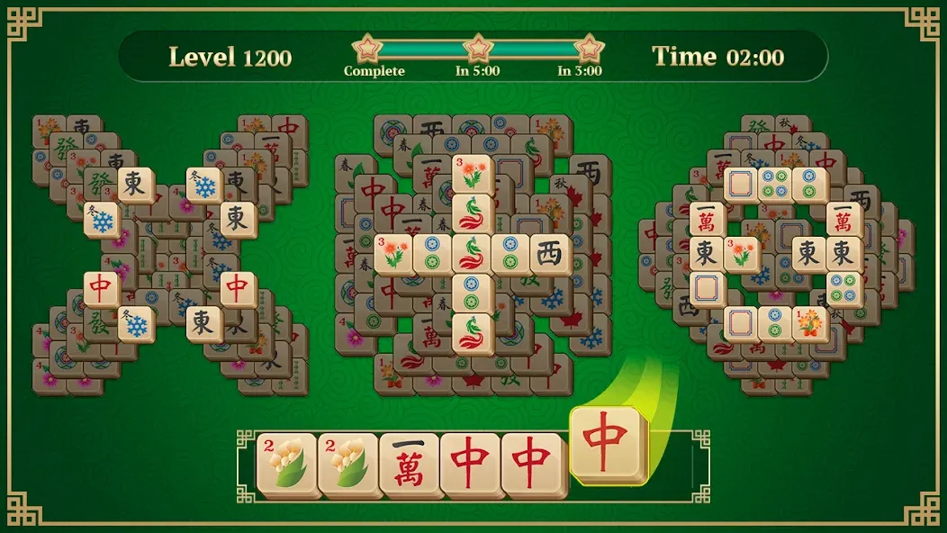 Mahjong Solitaire: 3 Tiles (Маджонг Классик)  [МОД Mega Pack] Screenshot 1