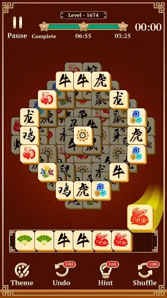 Mahjong Solitaire: 3 Tiles (Маджонг Классик)  [МОД Mega Pack] Screenshot 4