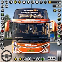 Взломанная Euro Bus Simulator - Bus Games  [МОД Menu] - последняя версия apk на Андроид