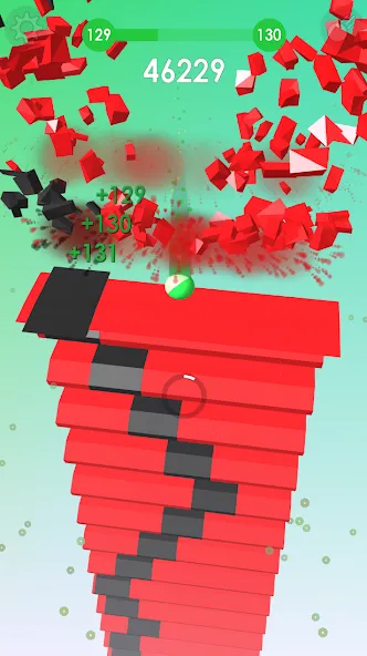 Ball: Blast colorful bricks 3d  [МОД Mega Pack] Screenshot 2