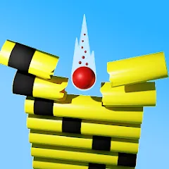 Взлом Ball: Blast colorful bricks 3d  [МОД Mega Pack] - полная версия apk на Андроид