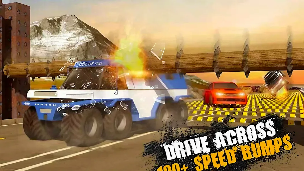 Car Crash Speed Bump Car Games  [МОД Много монет] Screenshot 5