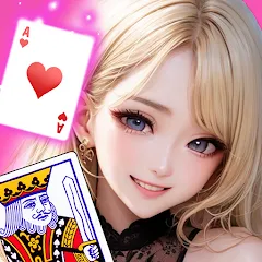 Скачать взломанную Sexy solitaire girls: ani card (Сэкси солитер девушки)  [МОД Бесконечные монеты] - стабильная версия apk на Андроид