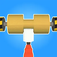 Скачать взлом Lathe 3D: Wood Carving Offline (Токарный станок 3D)  [МОД Меню] - полная версия apk на Андроид